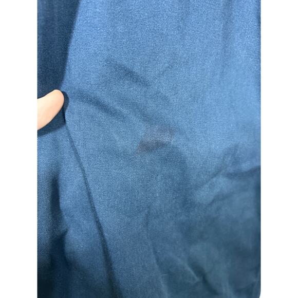 Schmidt Workwear Coveralls Large Navy Blue Long Sleeve Lightweight - Picture 2 of 10